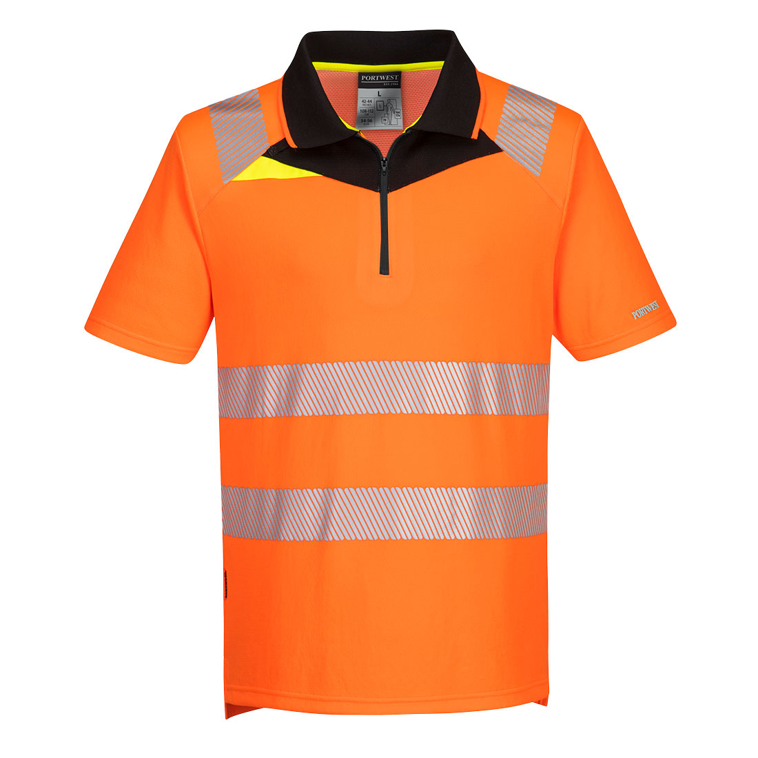 Kurtka ostrzegawcza polo DX4 z krótkim rękawem - 4XL