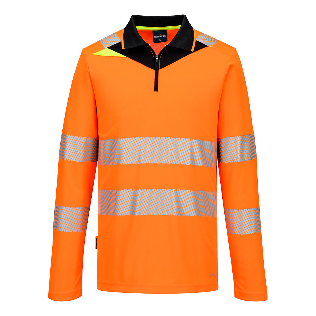 Koszulka ostrzegawcza polo DX4 z długimi rękawem - 4XL