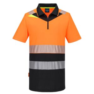Koszulka ostrzegawcza polo DX4 z krótkim rękawem - 4XL