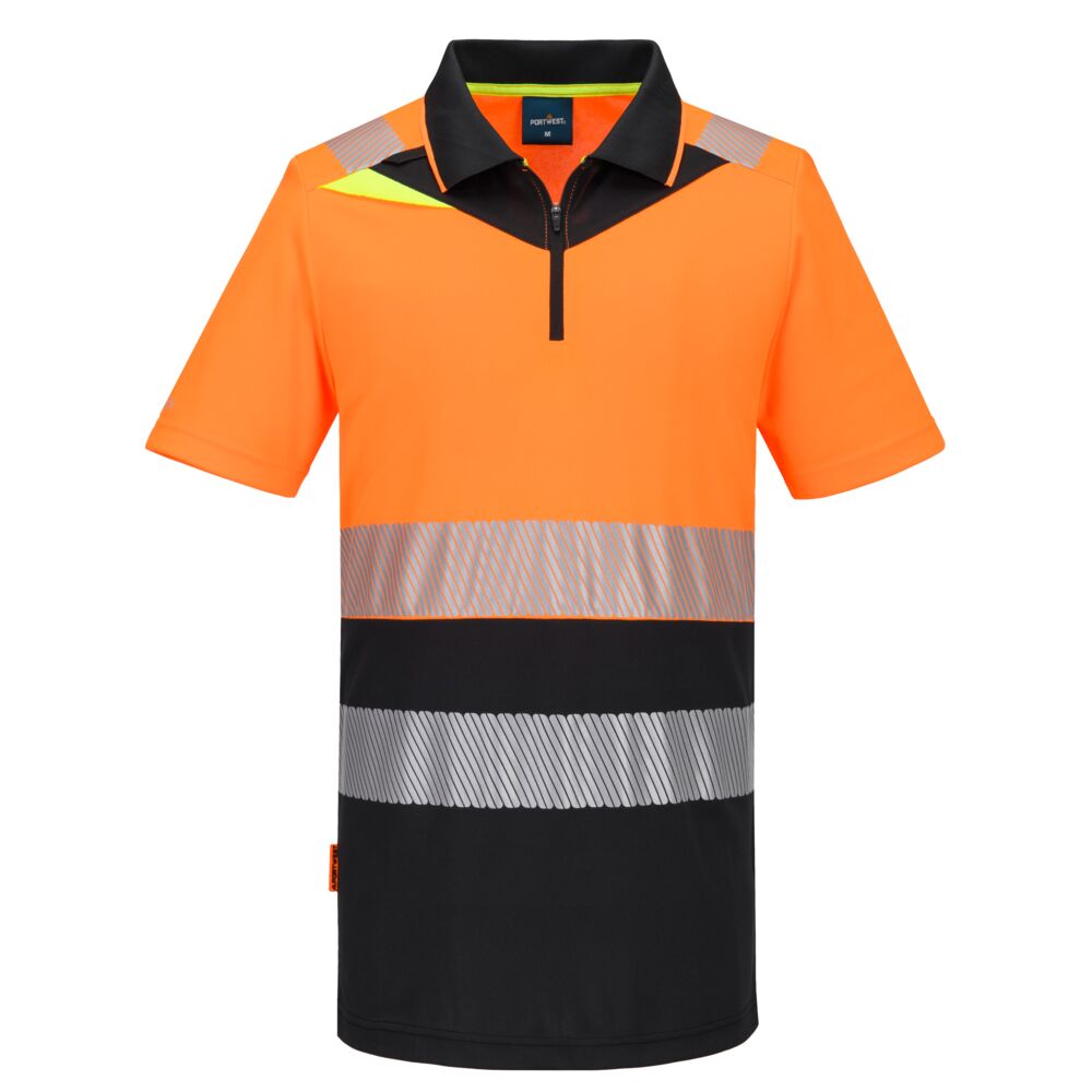 Koszulka ostrzegawcza polo DX4 z krótkim rękawem - 4XL