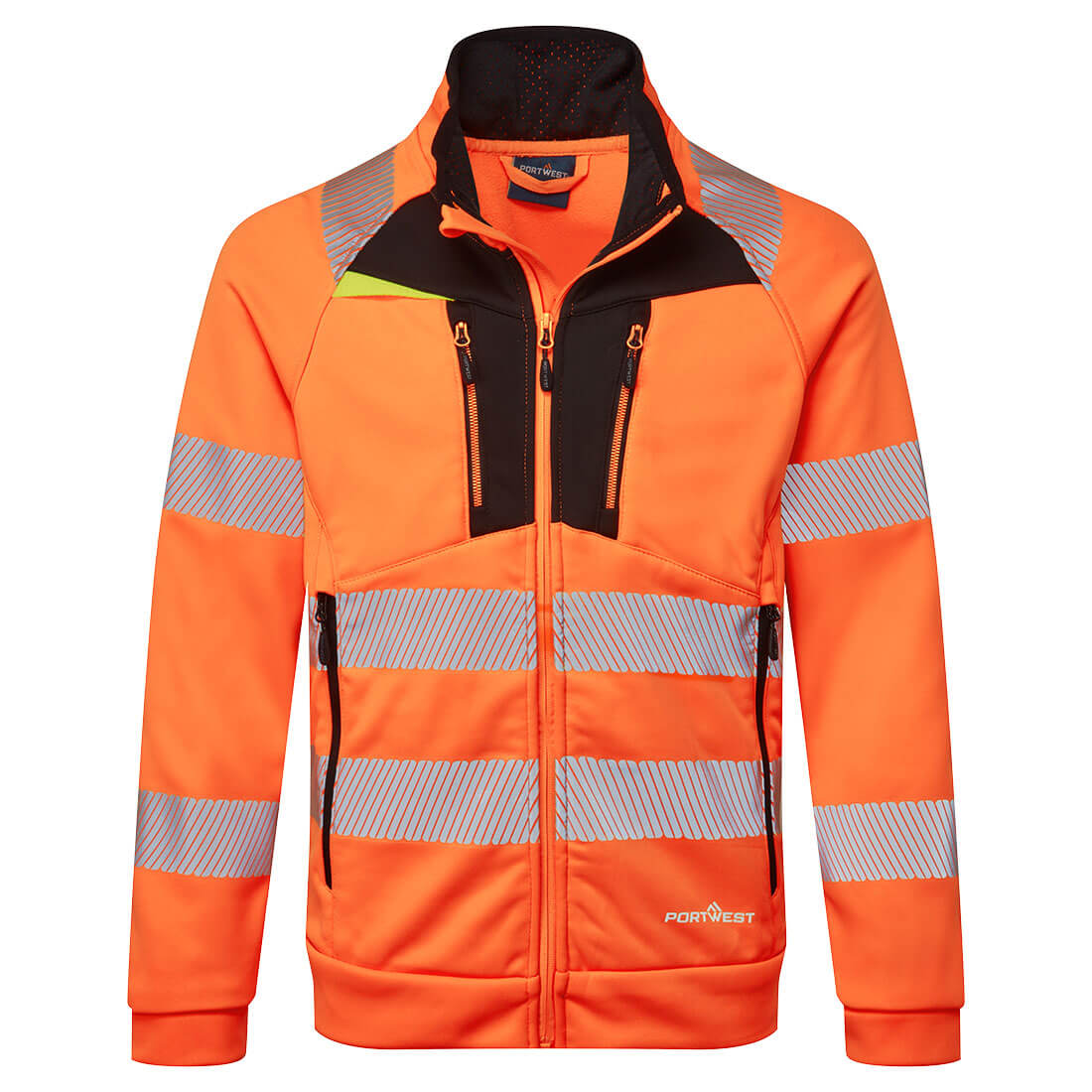 Bluza ostrzegawcza DX4 ze stójką zapinana na zamek - 4XL