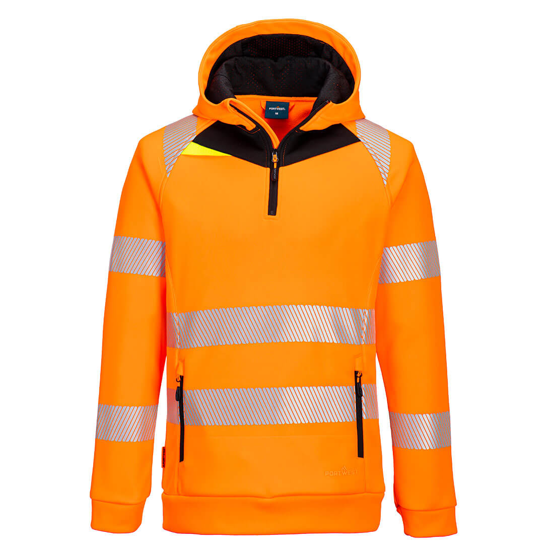 Bluza ostrzegawcza z kapturem DX4 i zamkiem 1/4 - 4XL