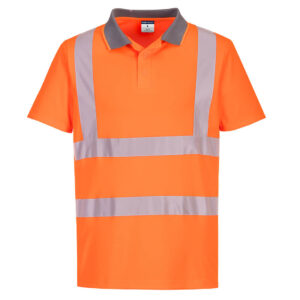 Koszulka ostrzegawcza polo Eco z krótkim rękawem (6 sztuk) - 4XL
