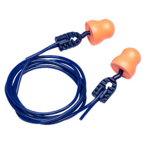 Zatyczki do uszu ze sznurkiem Easy Fit PU - 200 par -