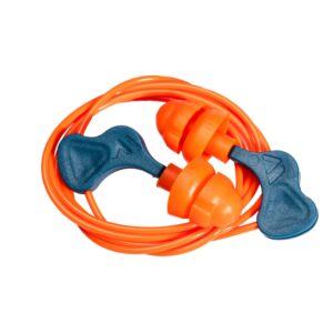Zatyczki do uszu ze sznurkiem Easy Fit TPR - 50 par -