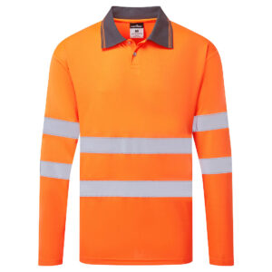 ES1 Essential Hi-Vis Polo Shirt L/S - 4XL