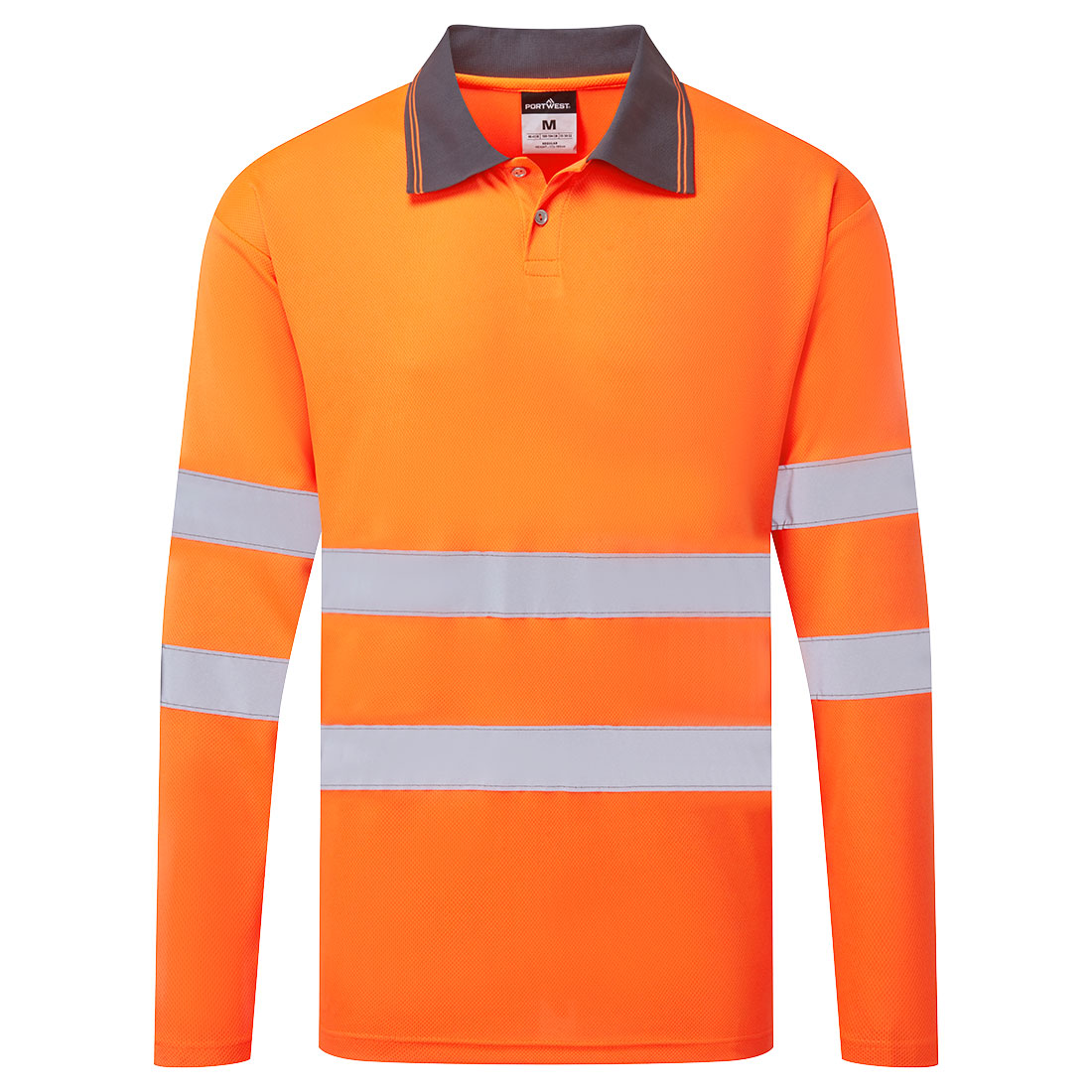 ES1 Essential Hi-Vis Polo Shirt L/S - 4XL