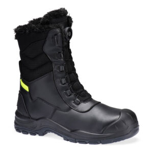 Skórzane wysokie buty zimowe S3L SC HRO CI SR - 35