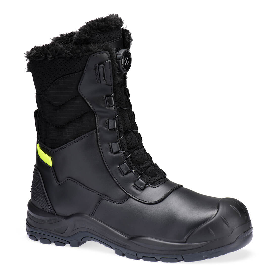 Skórzane wysokie buty zimowe S3L SC HRO CI SR - 35