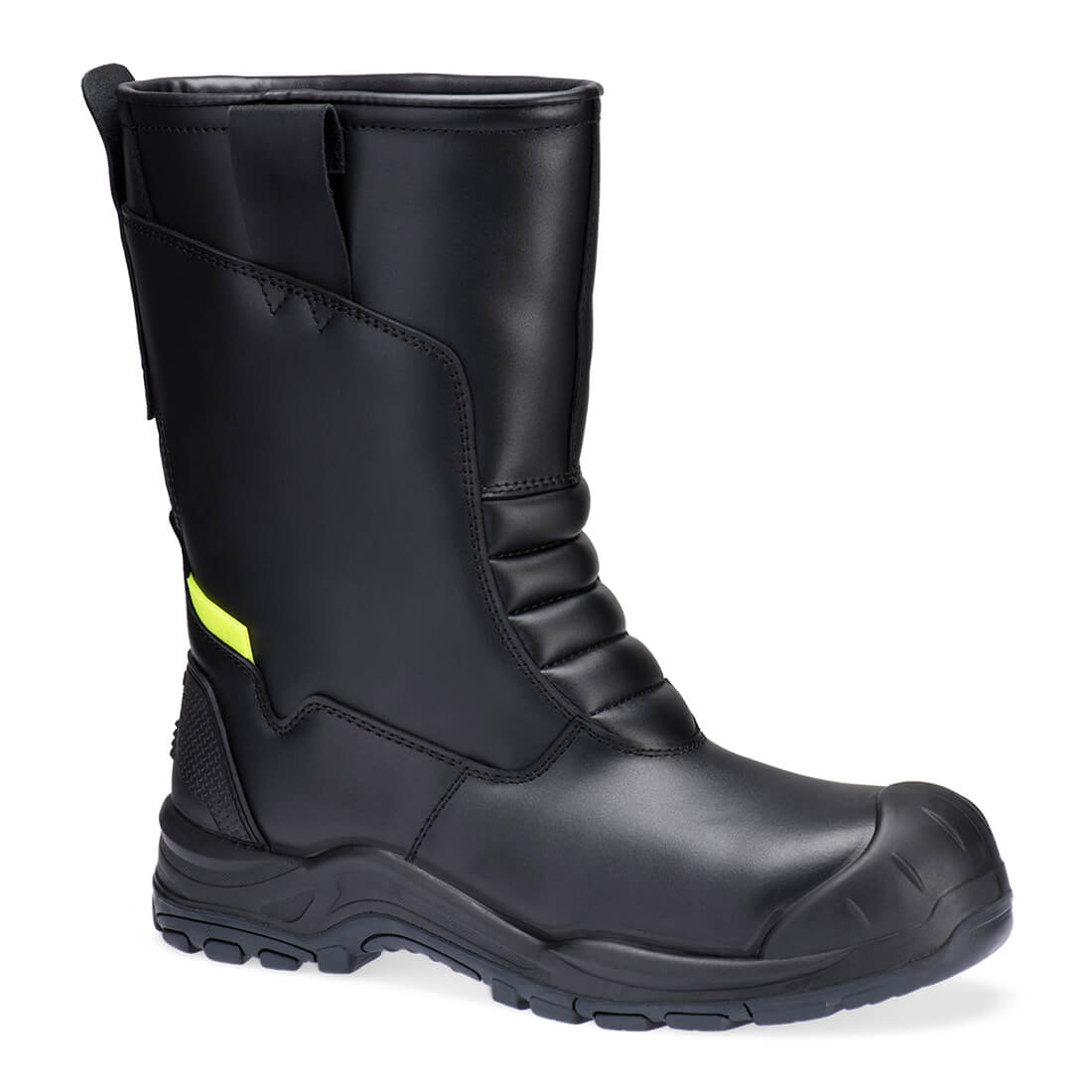 Skórzane wysokie buty zimowe S3L SC HRO CI SR - 35