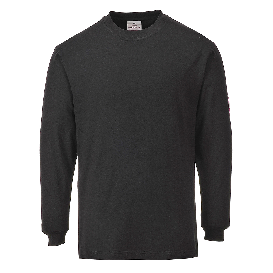 Trudnopalny i antystatyczny t-shirt z długim rękawem Modaflame - L