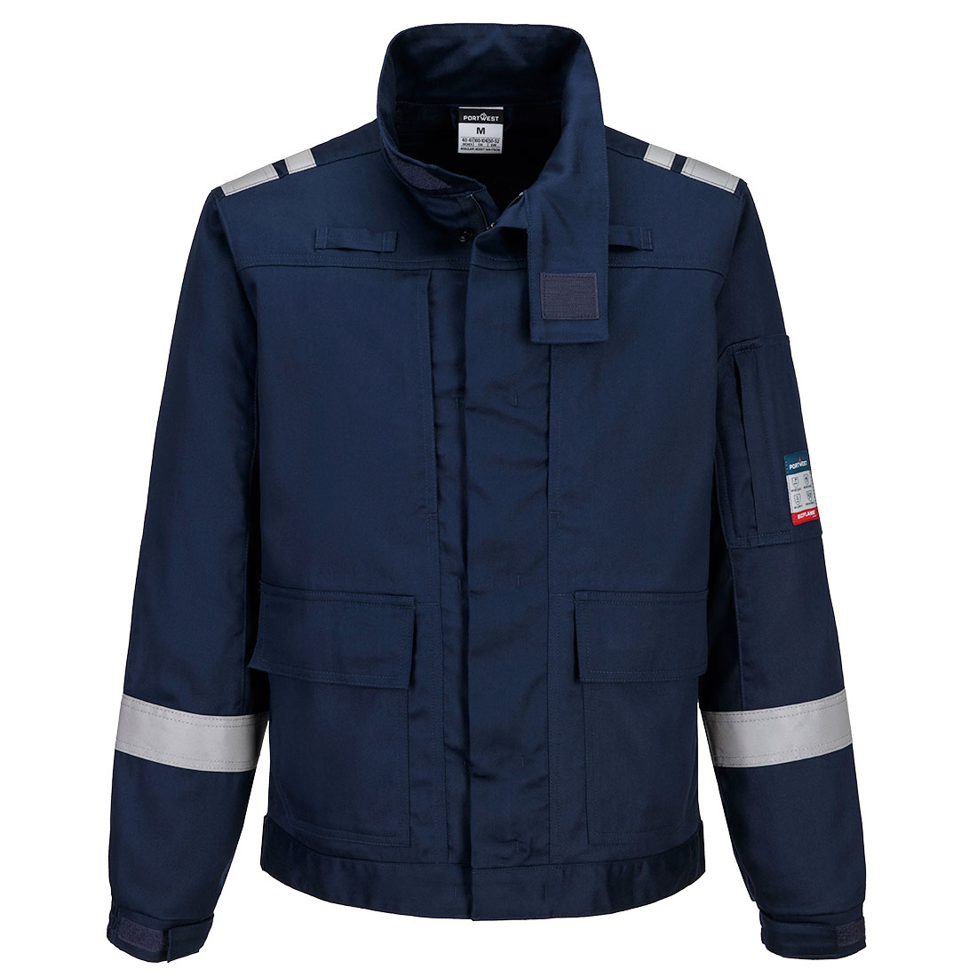 Lekka bluza trudnopalna Bizflame Work Stretch - L