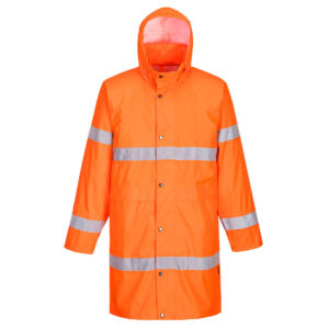 Płaszcz przeciwdeszczowy ostrzegawczy 100cm - 4XL
