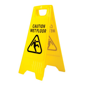 Znak ostrzegawczy Wet Floor -