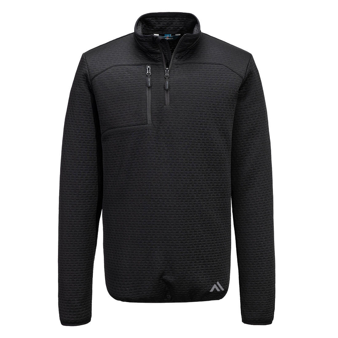 Bluza teksturowana KX3 z zamkiem 1/4 - L