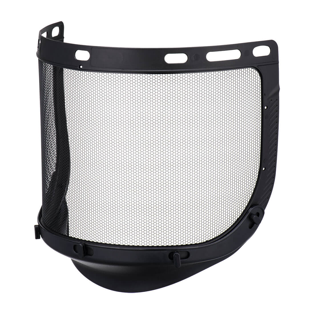 Etched steel mesh visor -