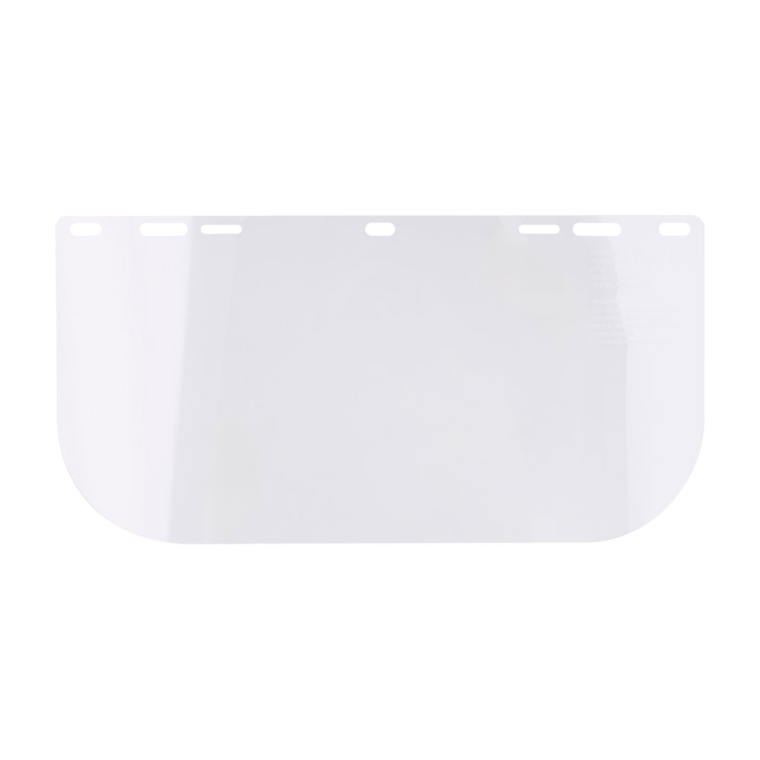 PC Visor Flat Clear (PK 1) -