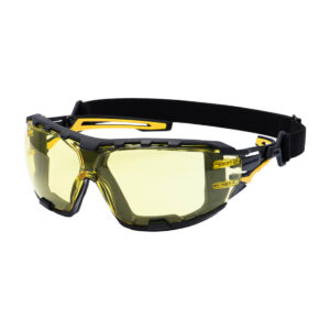 Okulary ochronne Wraparound Plus w kolorze antracytowym -