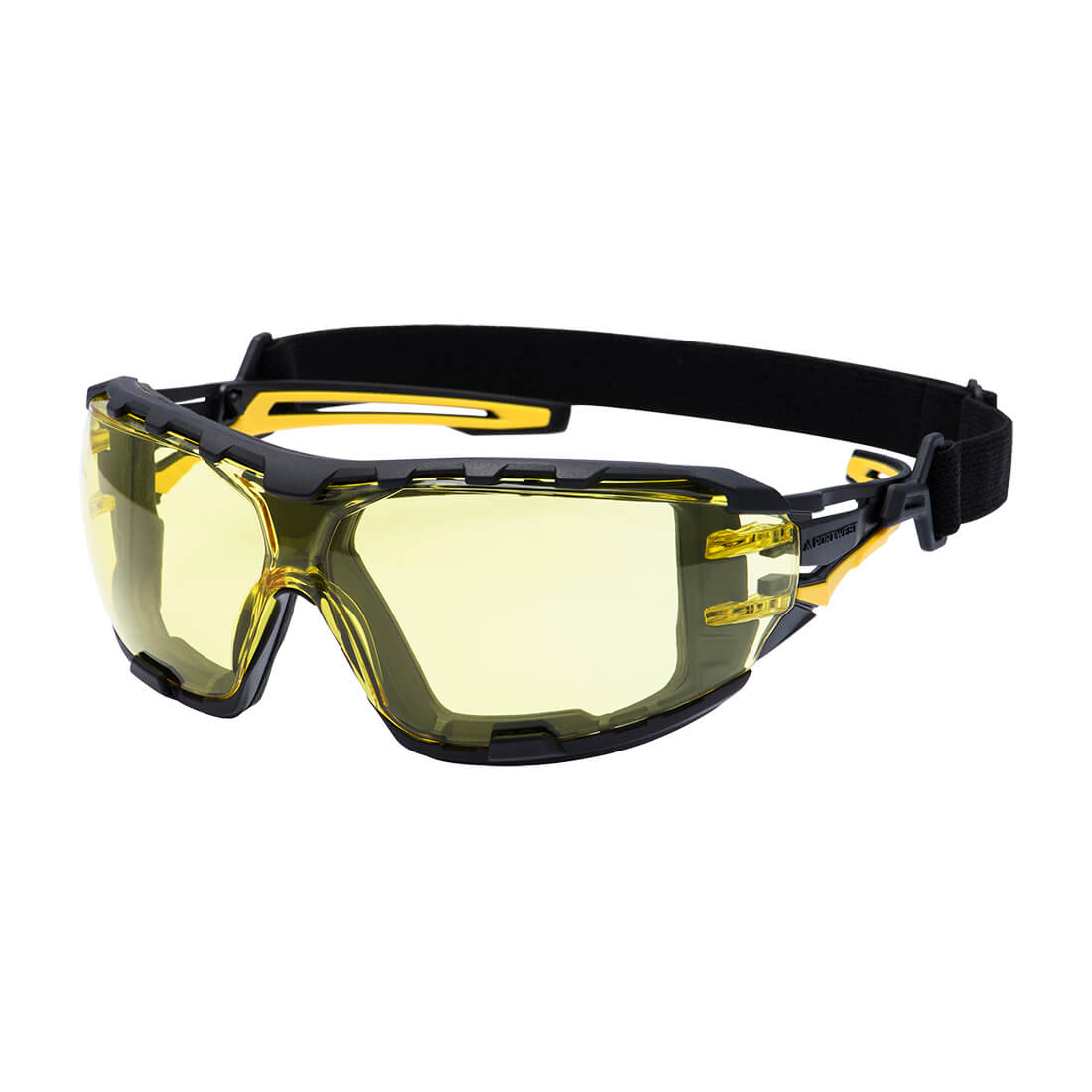 Okulary ochronne Wraparound Plus w kolorze antracytowym -