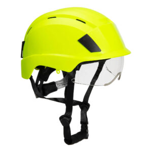 Kask ze zintegrowaną wizjerką -
