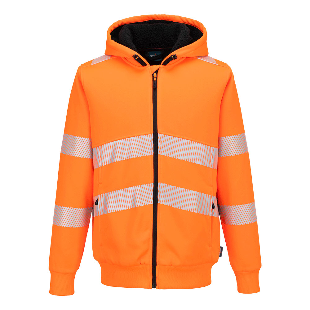 PW321 Bluza zimowa ostrzegawcza, zapinana na zamek błyskawiczny - 4XL