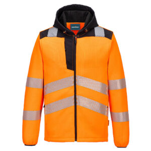 Ostrzegawczy polar z kapturem PW3 - 4XL