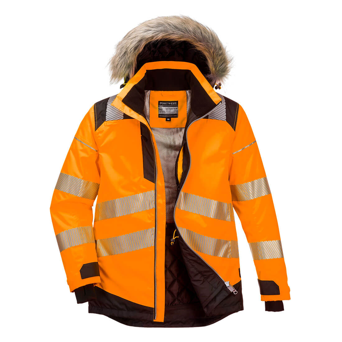 Zimowa kurtka ostrzegawcza PW3 - 4XL