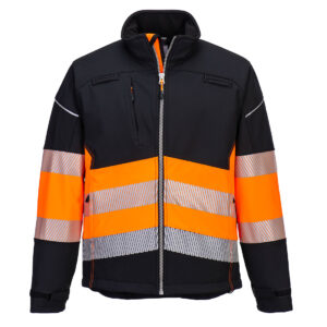 Kurtka ostrzegawcza softshell PW3 klasa 1 (3L) - 4XL