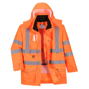 Oddychająca kurtka Hi-Vis do ruchu ulicznego - 4XL
