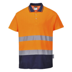Koszulka polo dwukolorowa Cotton Comfort - 4XL