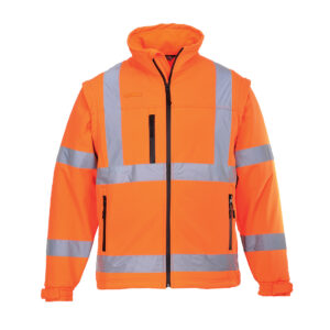 Softshell ostrzegawczy (3 warstwy) - 4XL