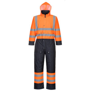 Kombinezon ostrzegawczy kontrastowy ocieplany - 4XL