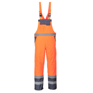 Kontrastowe ogrodniczki ostrzegawcze nieocieplane - 4XL