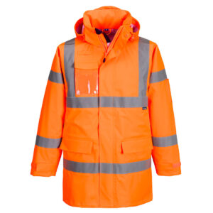 Ostrzegawcza kurtka wodoodporna Extreme Rain - 4XL