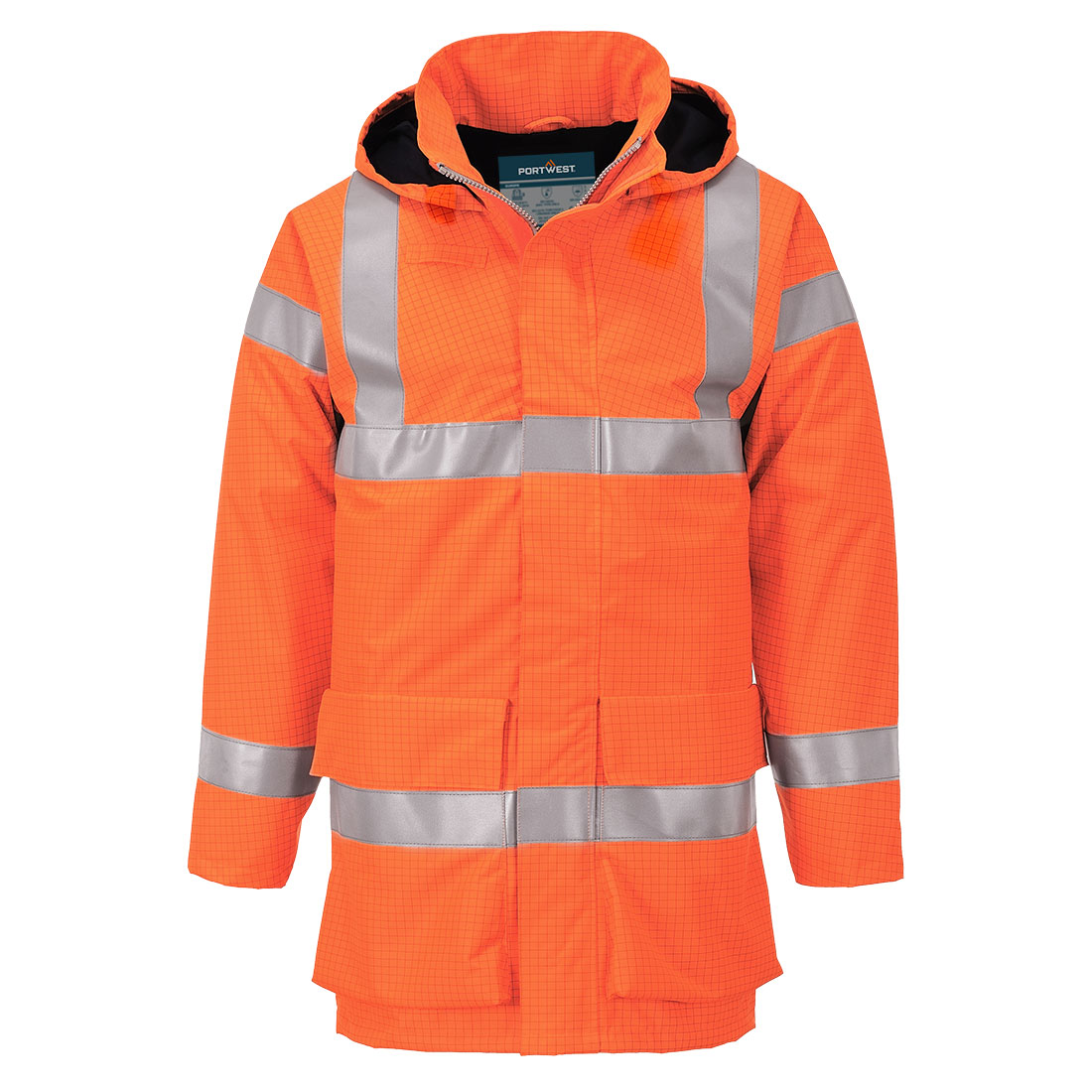 Kurtka przeciwdeszczowa ostrzegawcza Bizflame Multi Lite - 4XL