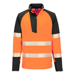 Bluza ostrzegawcza PW3 z zamkiem 1/4 - 4XL