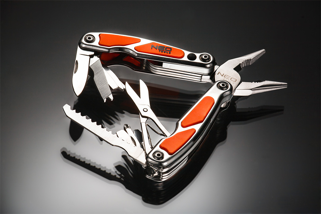 Multifunction tool, 12 elements, with LED - obrazek 5
