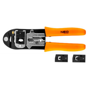 Pliers for phone connector ends 4P, 6P, 8P