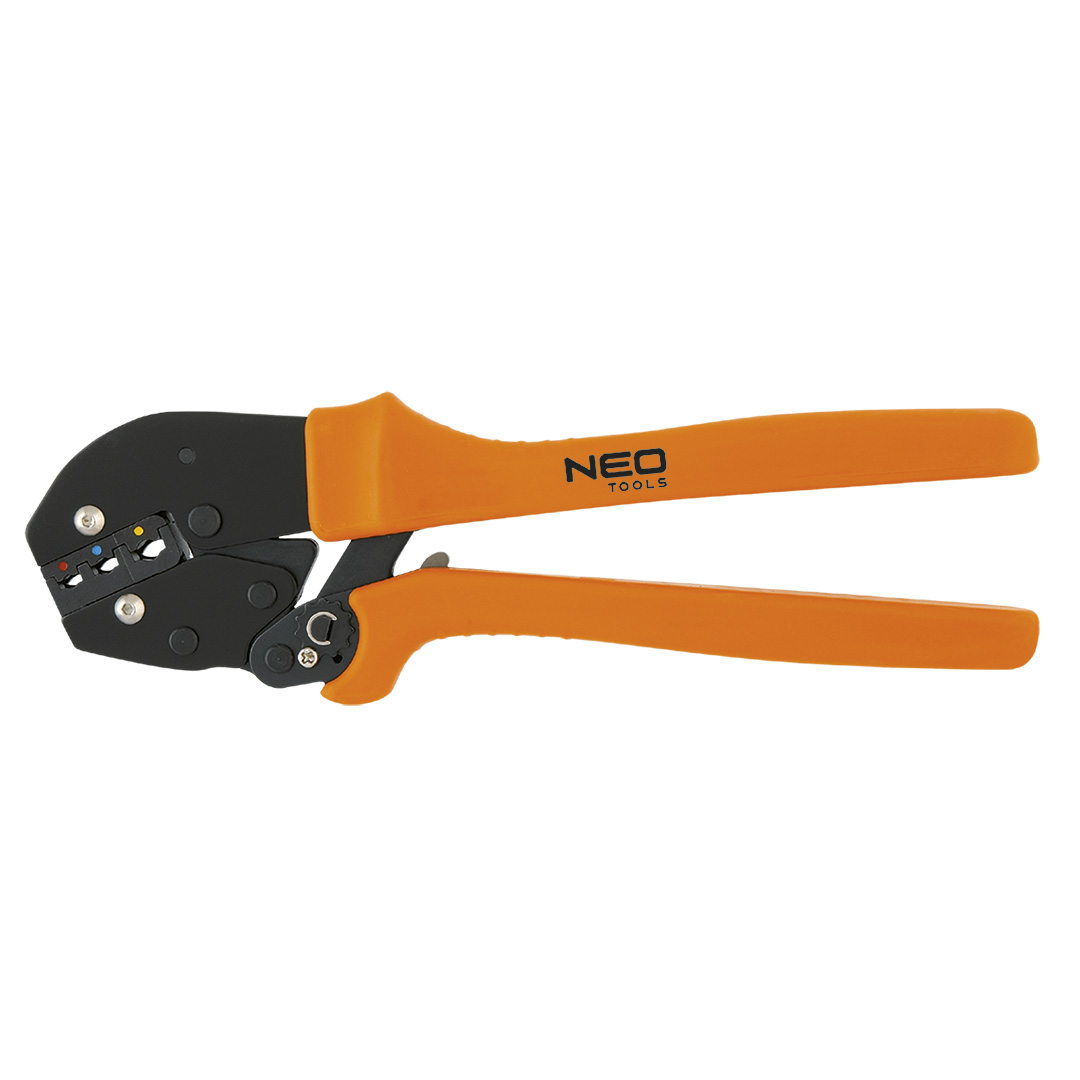 Pliers for crimping connector ends 22-10 AWG