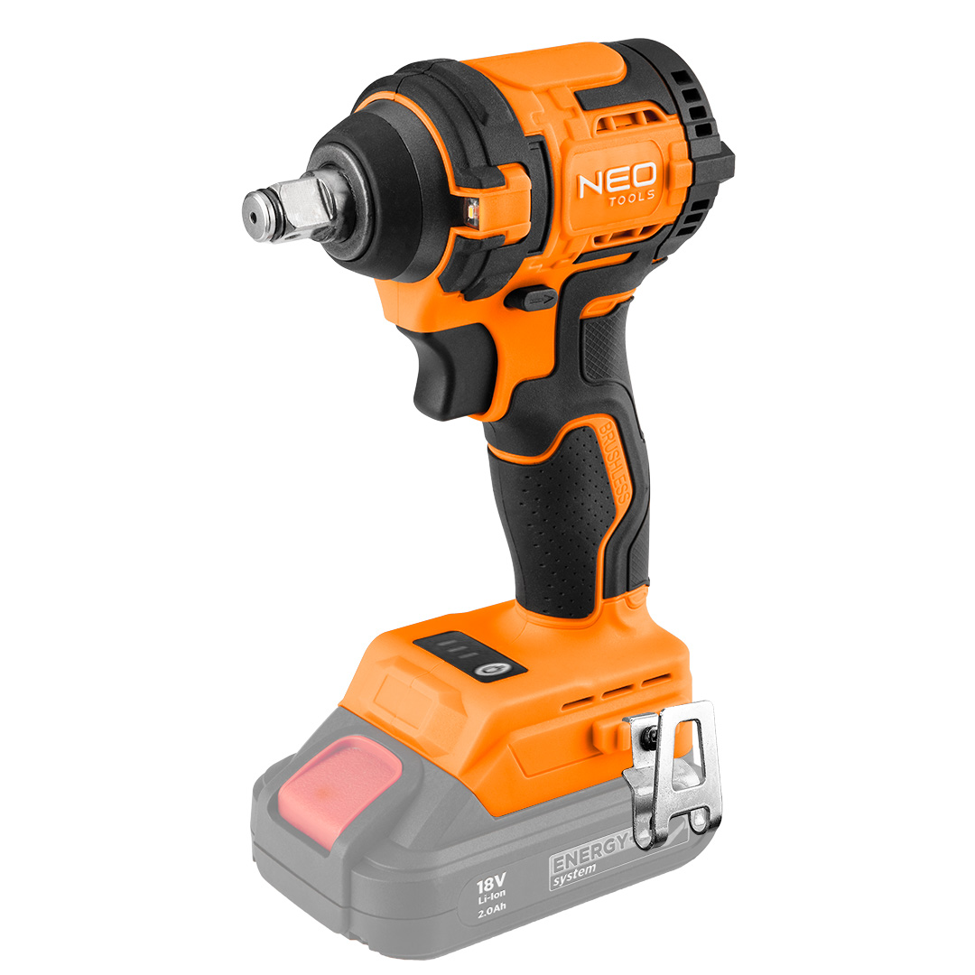 Klucz udarowy bezszczotkowy Energy+ 18V, 350 Nm, 1/2”, compact, bez akumulatora