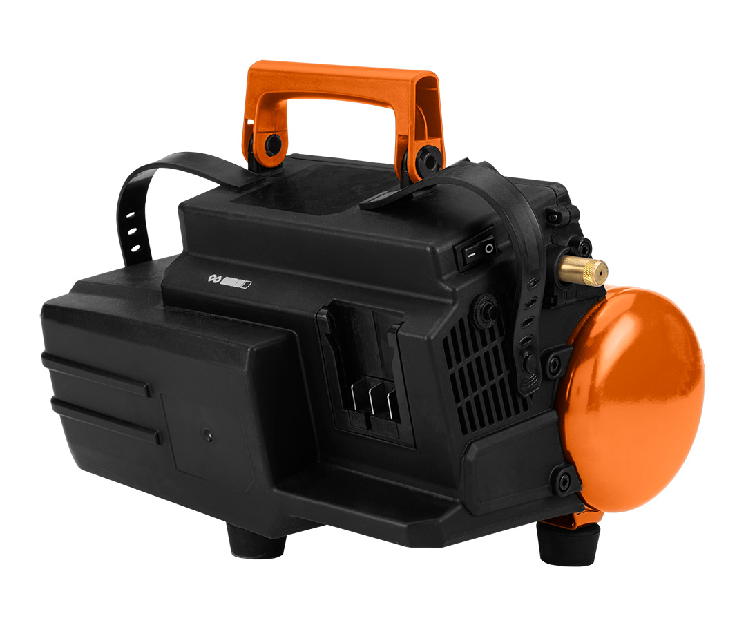 Kompresor akumulatorowy Energy+ 18V, 8 bar, 3.8 l, bez akumulatora - obrazek 4