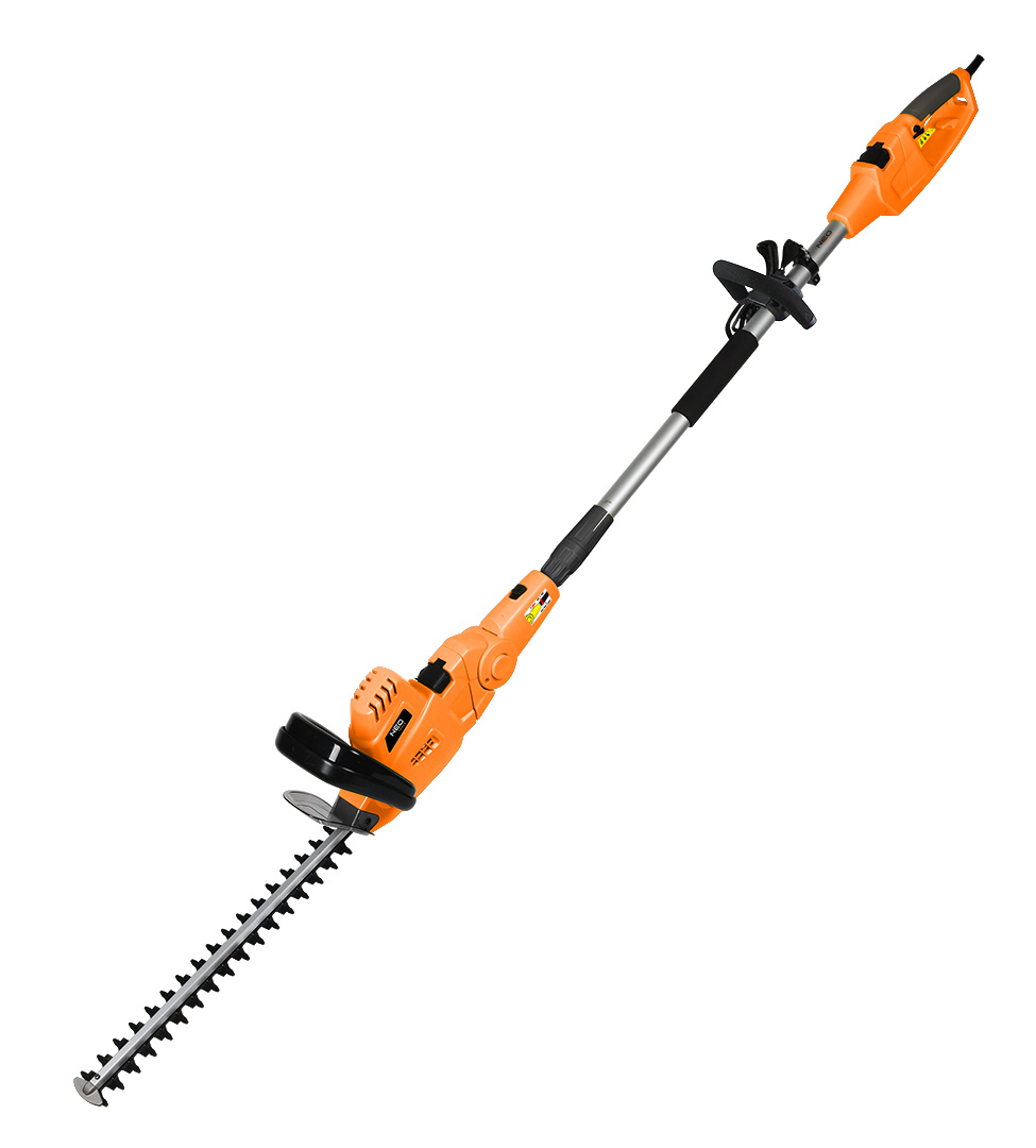 Urządzenie ogrodowe 2w1 z wysięgnikiem: pilarka łańcuchowa 750W 250mm+nożyce do żywopłotu 550W 460mm - obrazek 7