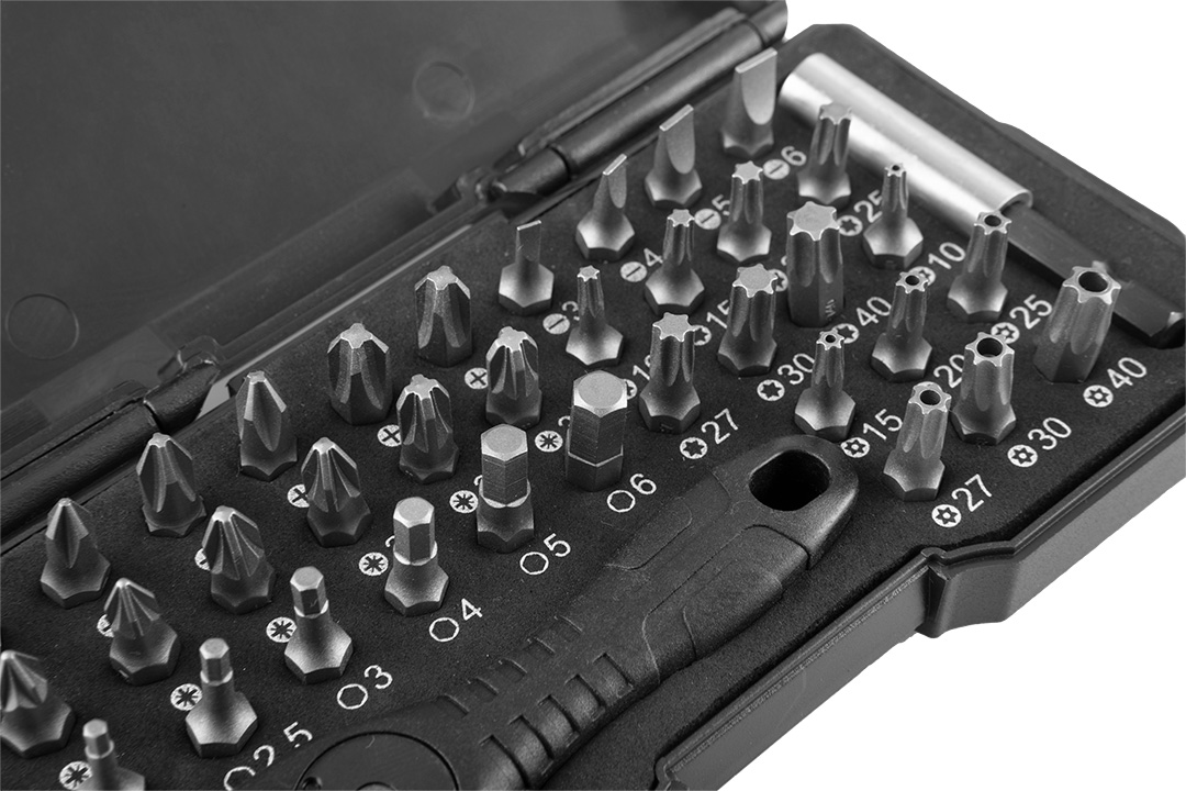 Screwdriver bits with holder, set 38 pcs - obrazek 5