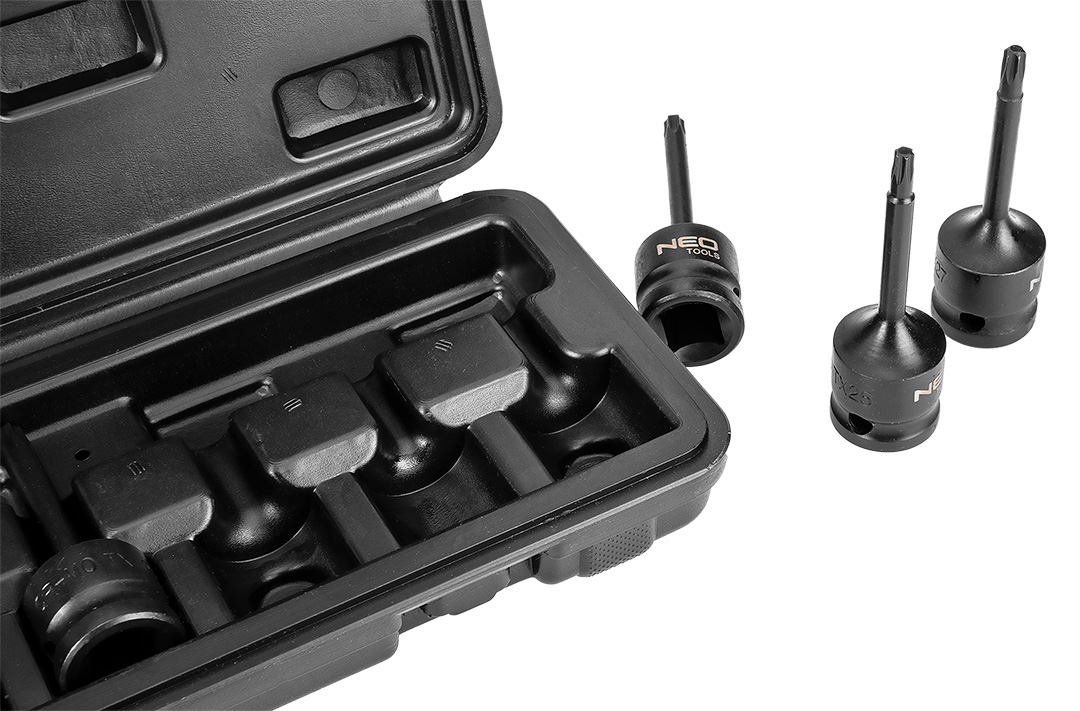 Klucze udarowe Torx 1/2", zestaw 8 szt. - obrazek 5