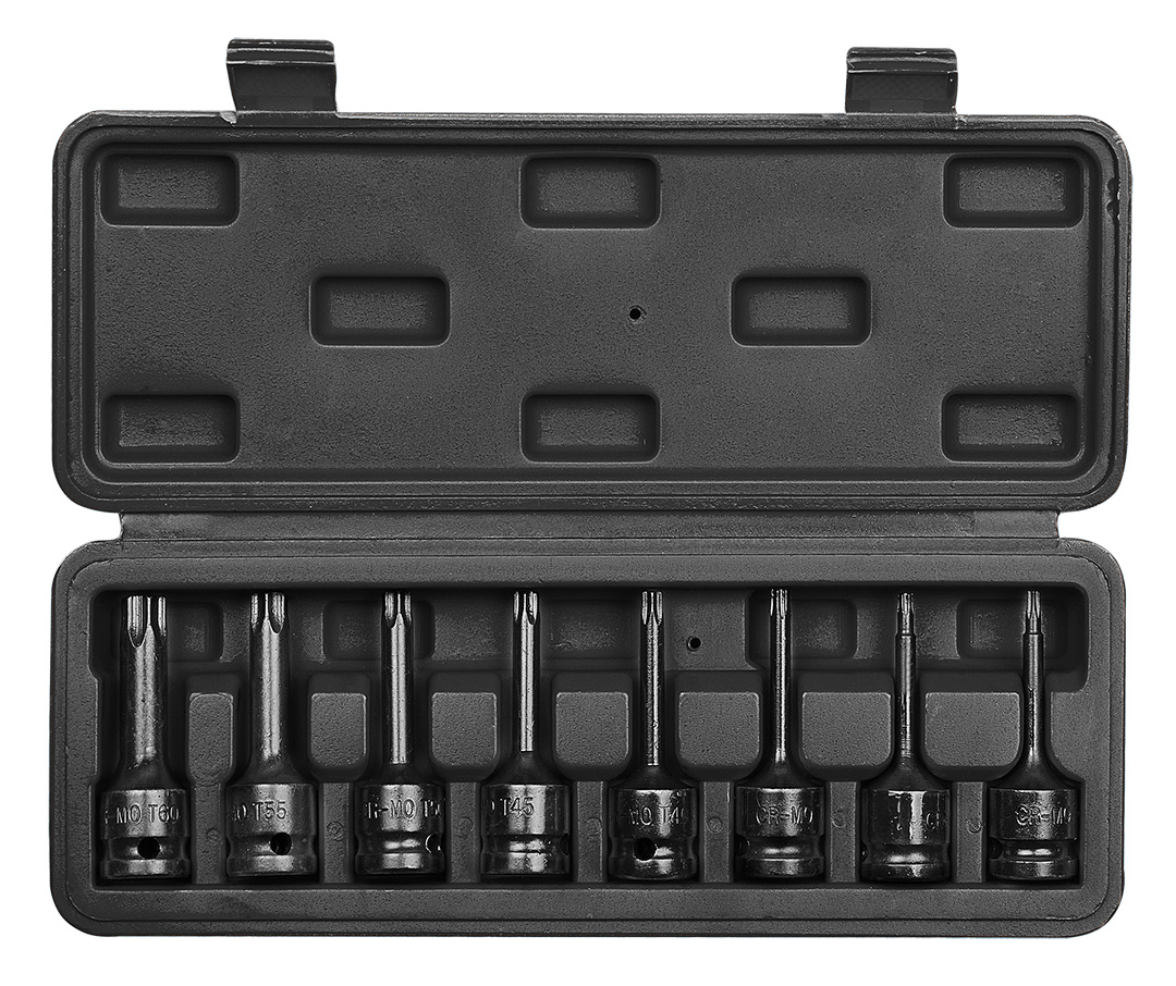 Klucze udarowe Torx 1/2", zestaw 8 szt. - obrazek 8