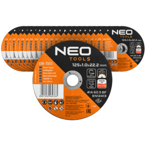 Tarcze tnące do metalu/INOX 125 x 1.0 x 22,2mm, 41 A60-S-BF, 25 szt. kartonik. Wyprodukowano w PL