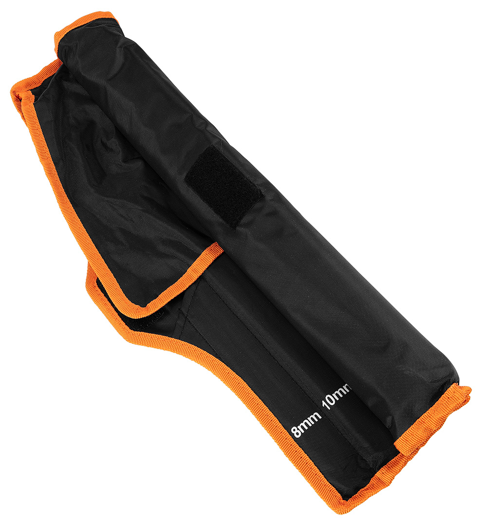 Klucze oczkowe z grzechotką, długie, zestaw 6 szt., 8 - 19 mm, miękkie etui - obrazek 13