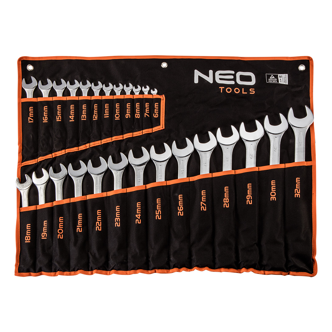 Combination wrenches 6-32 mm, set 26 pcs - obrazek 2