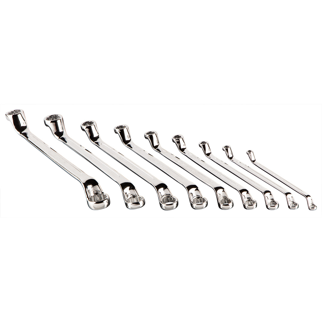 Offset ring spanners 6-32 mm, set 12 pcs - obrazek 3