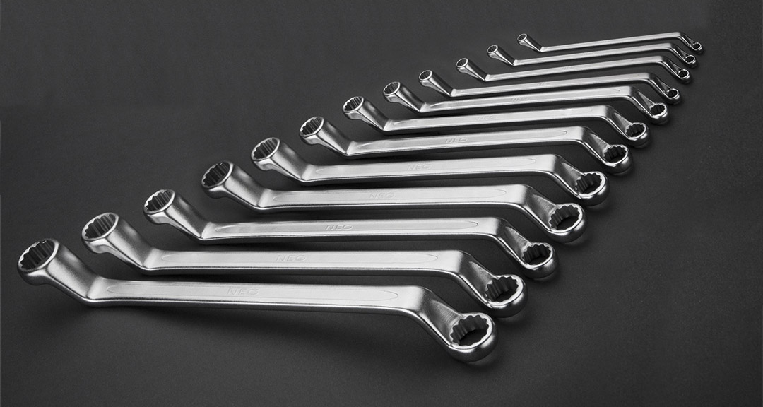 Offset ring spanners 6-32 mm, set 12 pcs - obrazek 4